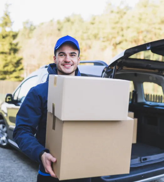 Campbell mover with boxes